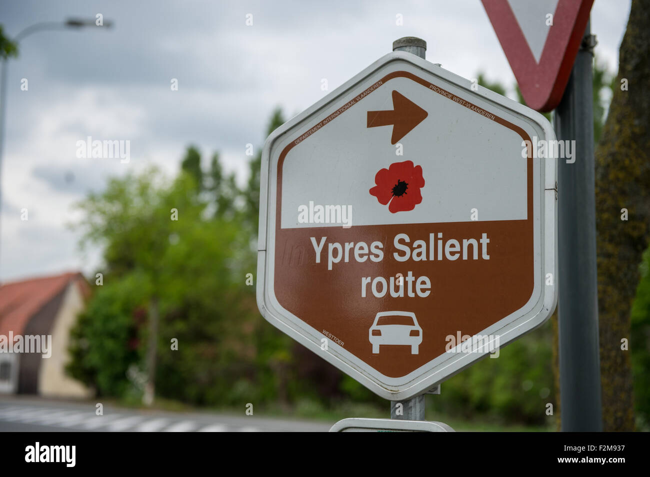 Flanders Schlachtfelder Ypern, Belgien Stockfoto