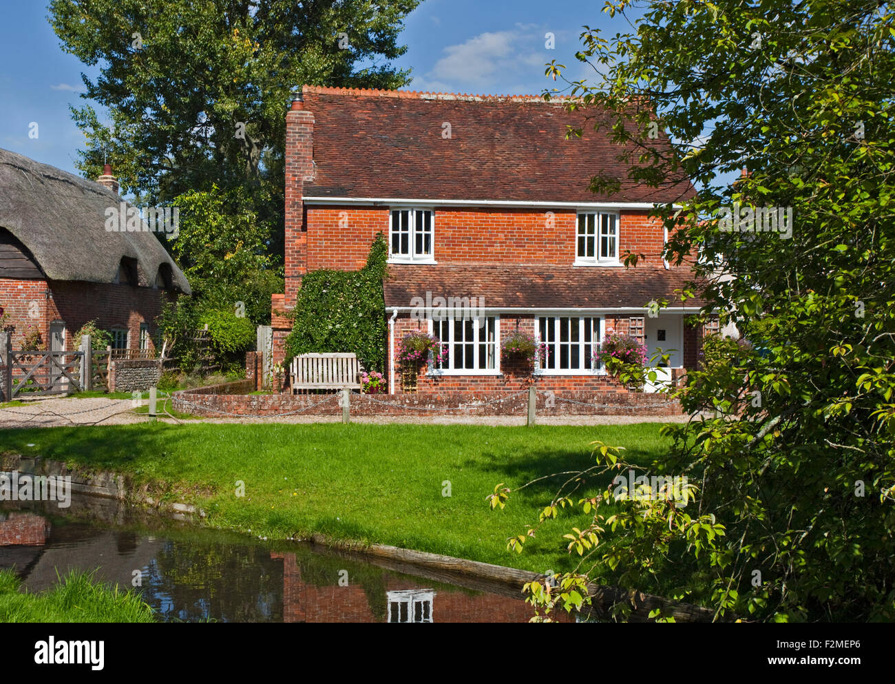 Dorf von Cheriton, Hampshire, England Stockfoto