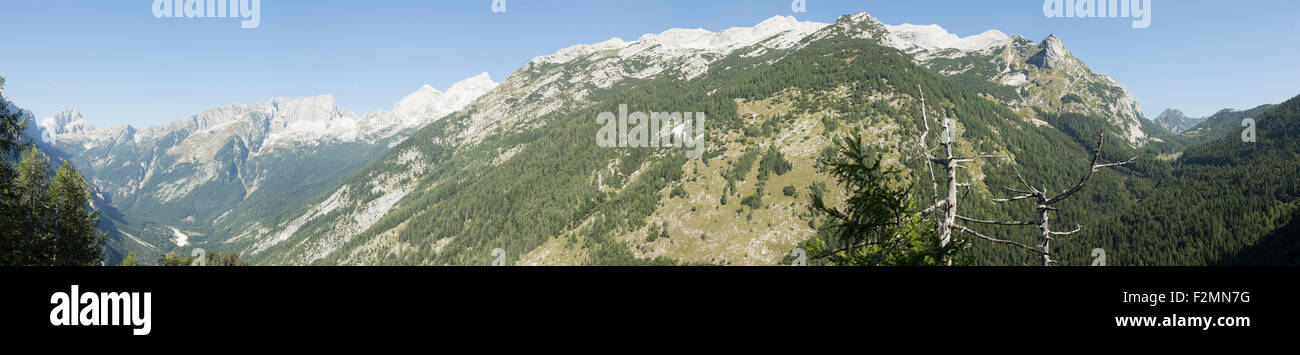 National Park namens Triglavski Narodni Park befindet sich in Slowenien. Stockfoto
