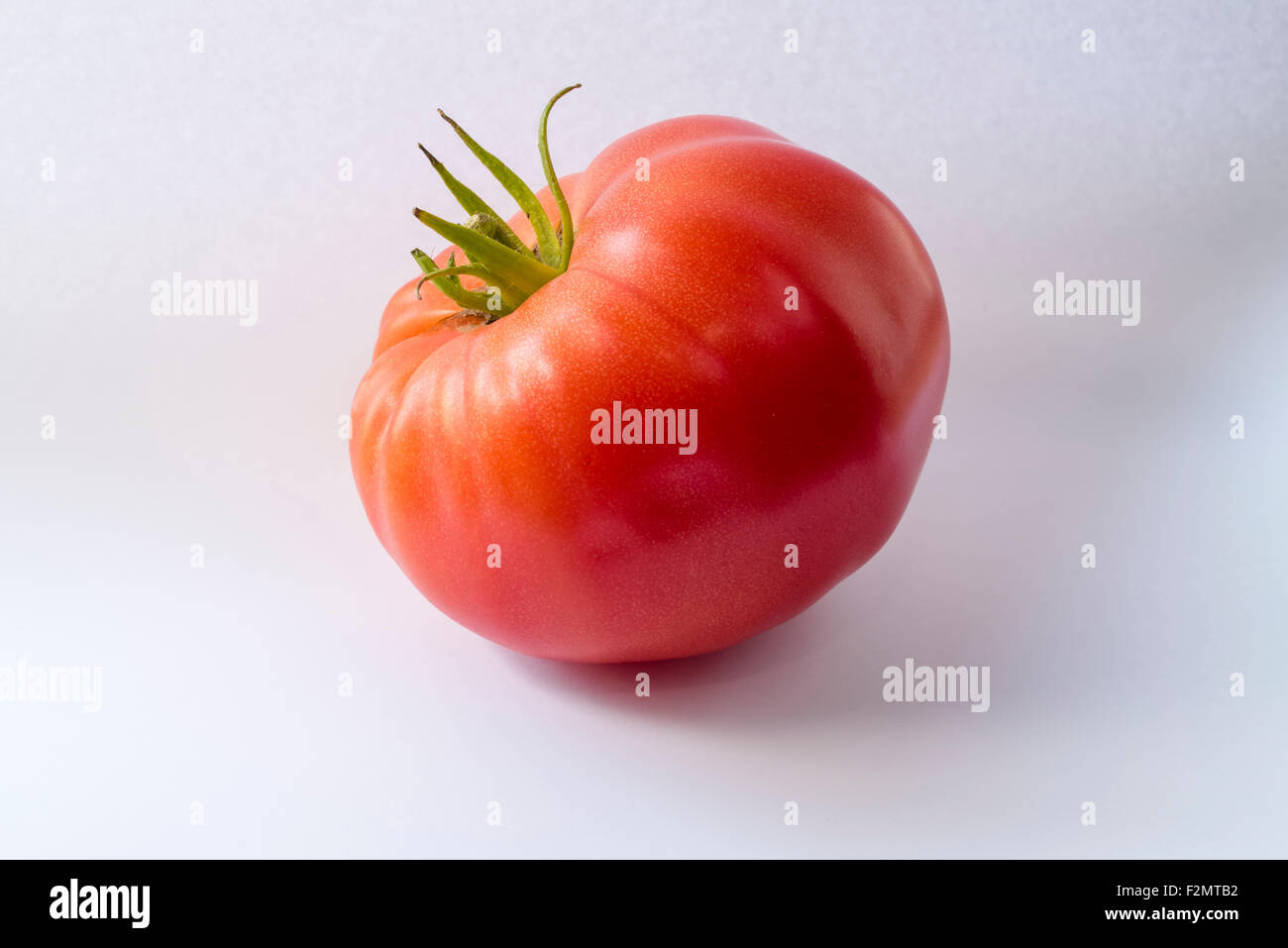 Eine Tomate Purpur Auge Stockfoto