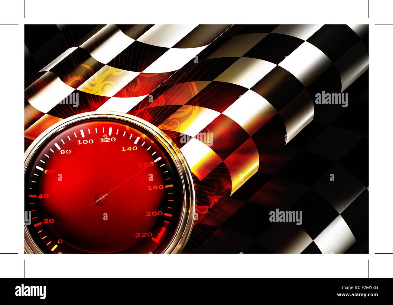 Rennsport Hintergrund Horizontal, 10eps Stock Vektor