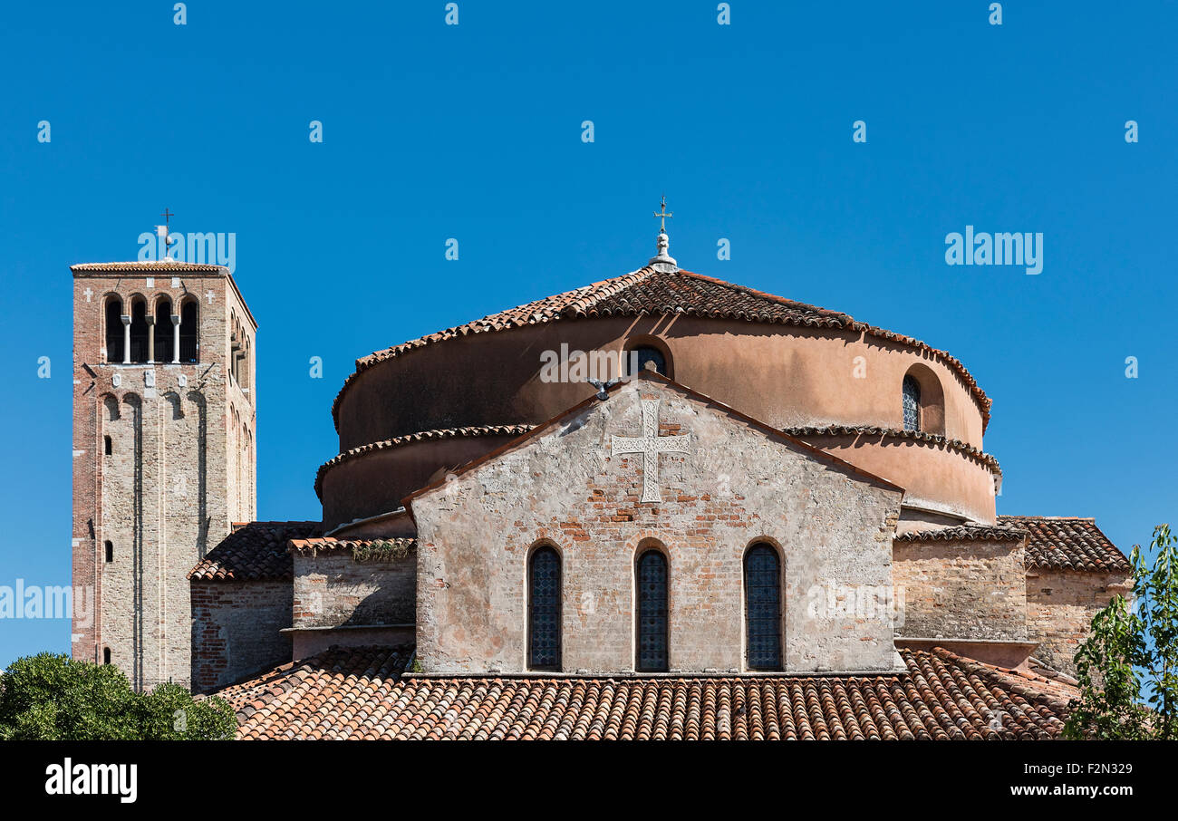 Santa Fosca Kirche, Insel Torcello, Venedig, Italien Stockfoto
