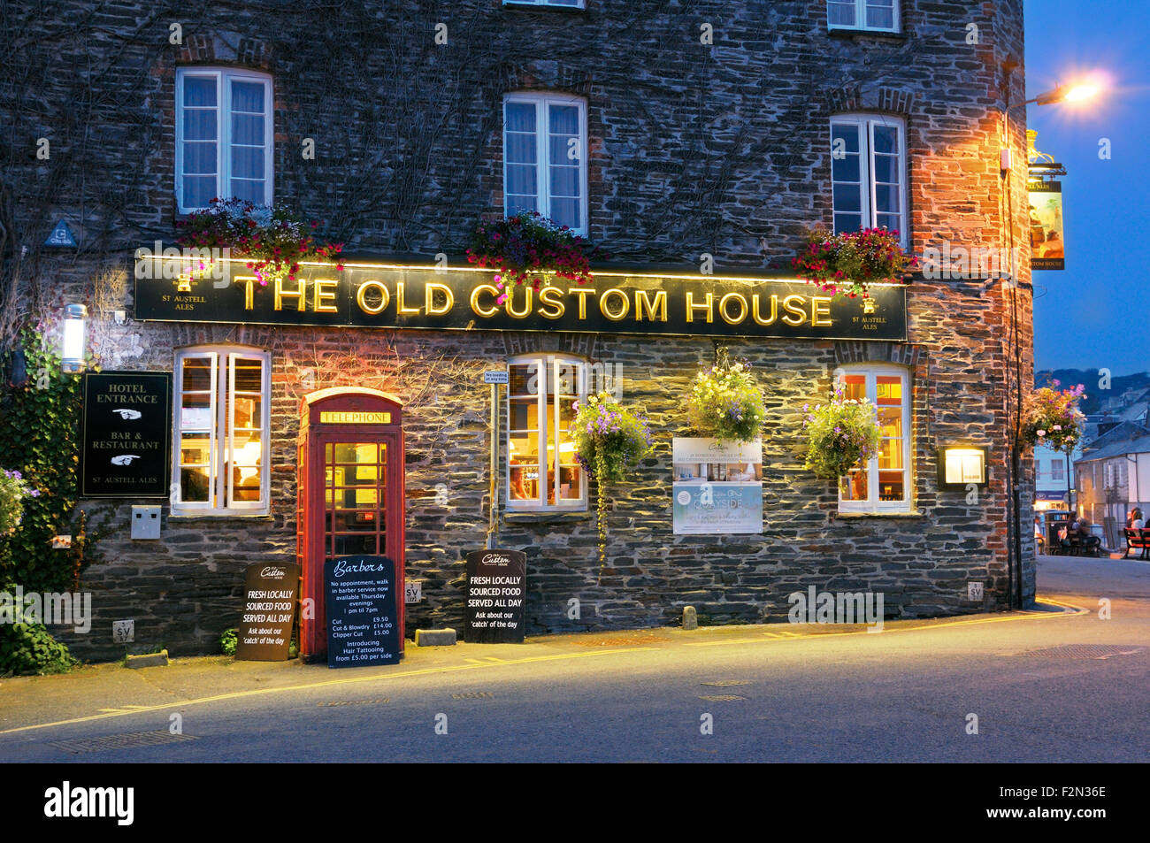 Das alte Zollhaus, Padstow, North Cornwall, UK Stockfoto