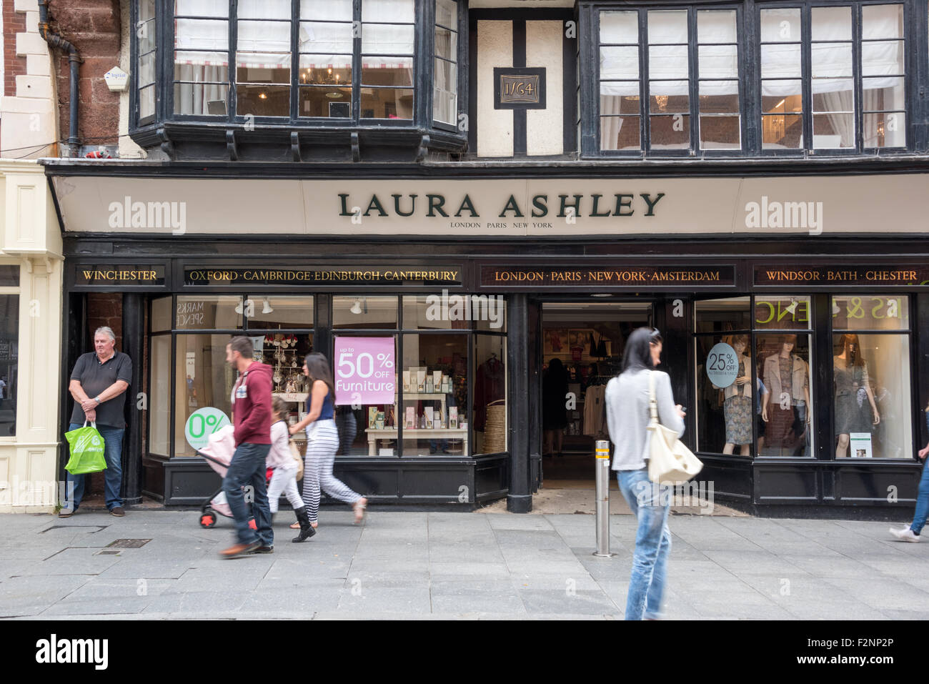 Laura Ashley Store in Exeter City Centre UK Stockfoto