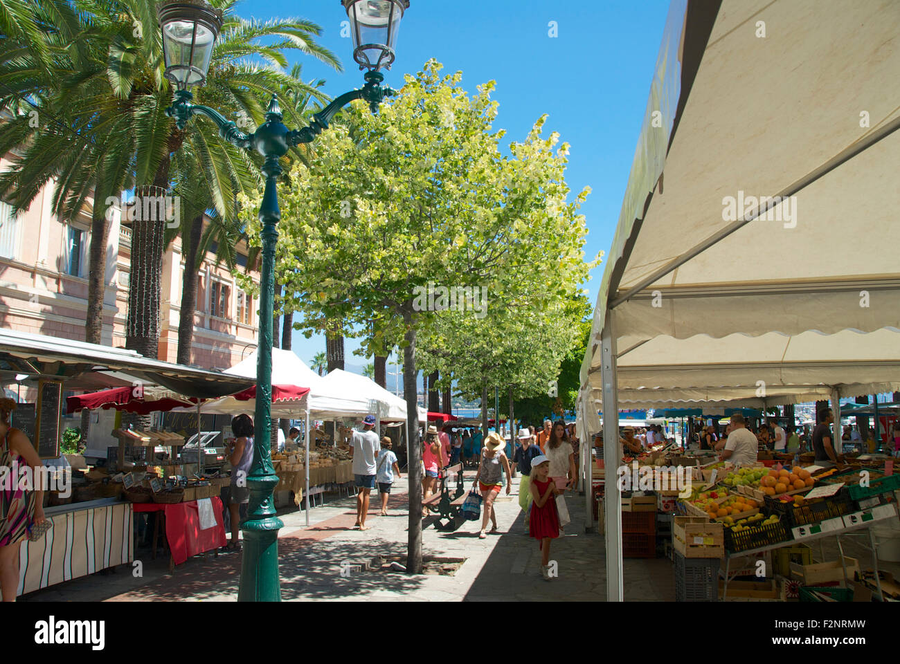 Ajaccio-Markt Stockfoto