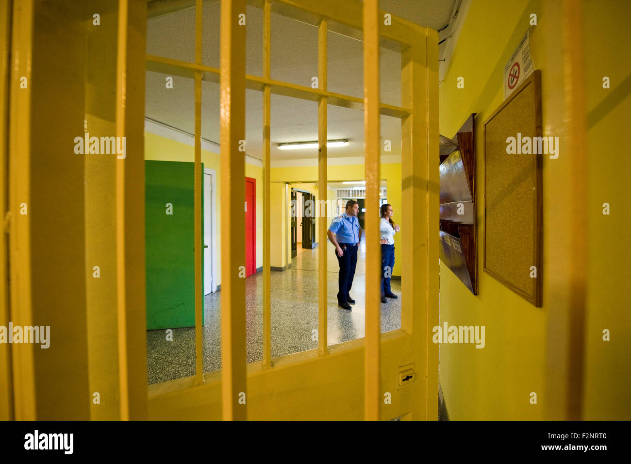 Italien, Lombardei, Bollate Gefängnis, weibliche Wort Stockfoto