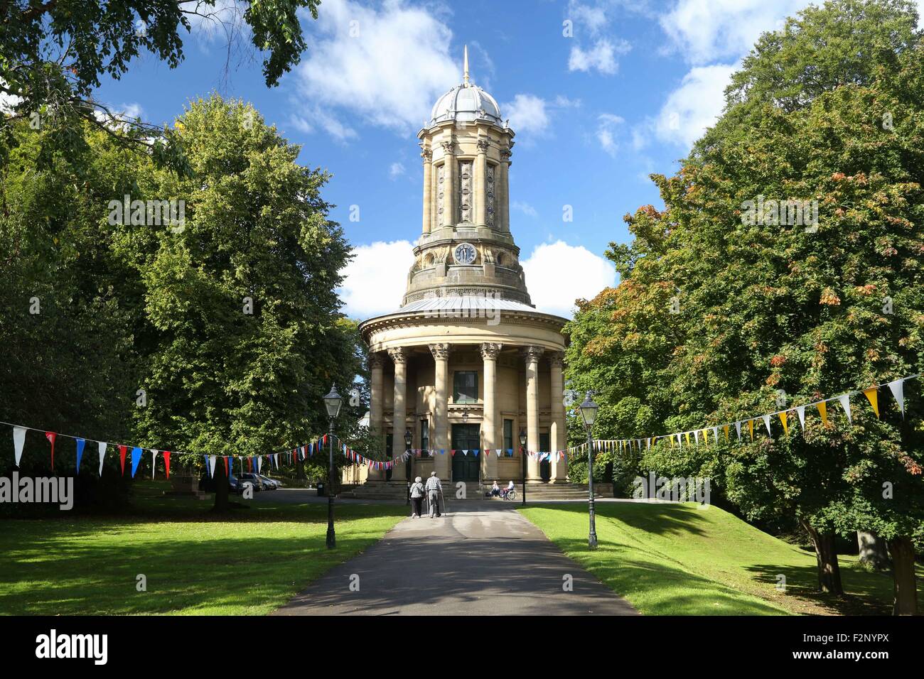 Saltaire evangelisch reformierte Kirche in Saltaire in der Nähe von Bradford in West Yorkshire, England.  Ian Hinchliffe / Alamy Stockfoto