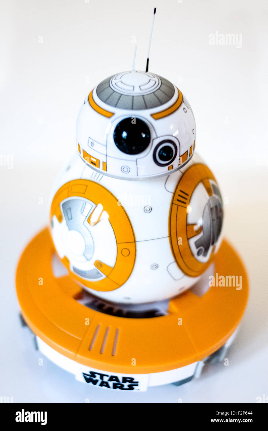 Der Sphero BB-8 Droid, wie in Star Wars: The Force erwacht, wird voraussichtlich die größte verkaufende Spielzeug Weihnachten 2015. Stockfoto