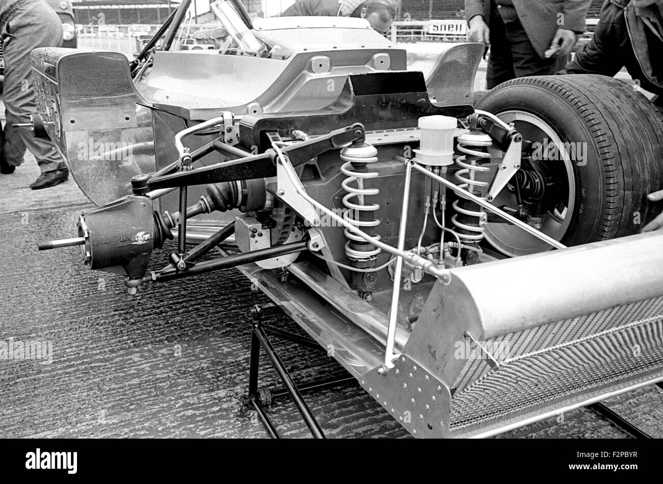 Cosworth 4WD Vorderachse 1969 Stockfoto