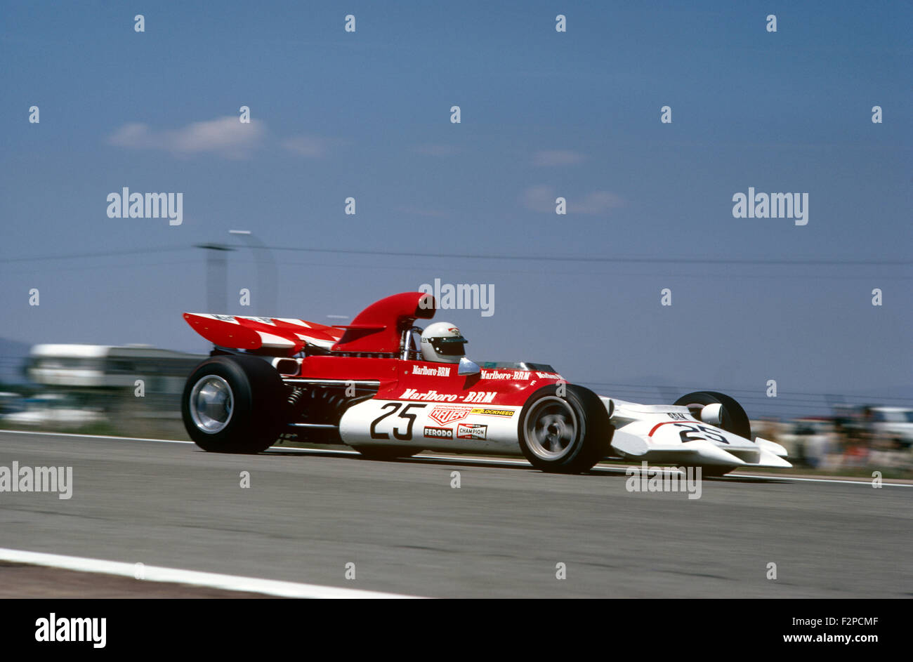 Helmut Marko in seinem BRM-1972 Stockfoto