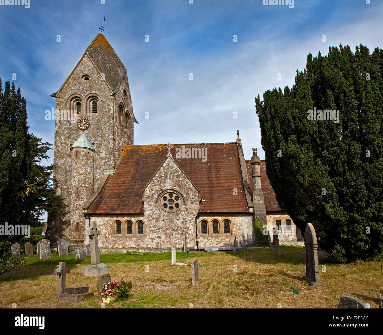 Kirche St. Peter und St. Paul, Hawkley, Hampshire, England Stockfoto