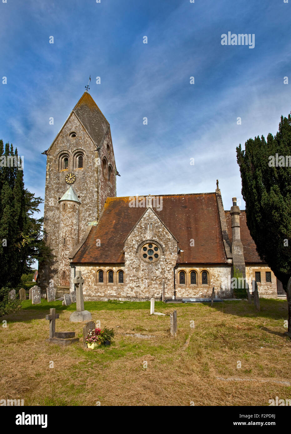Kirche St. Peter und St. Paul, Hawkley, Hampshire, England Stockfoto