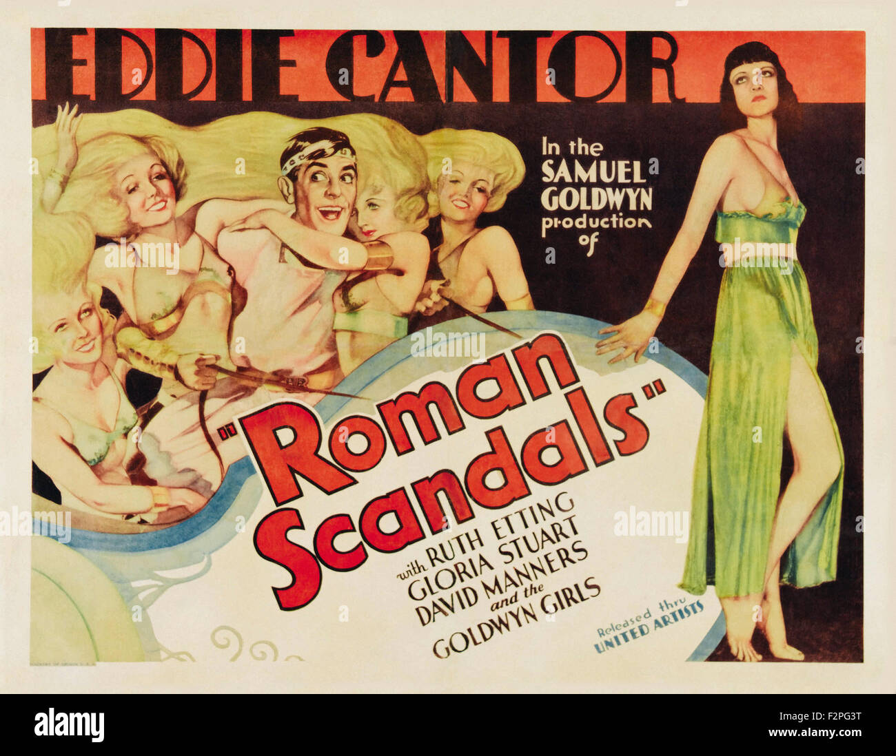 Römische Skandale - Filmplakat Stockfoto