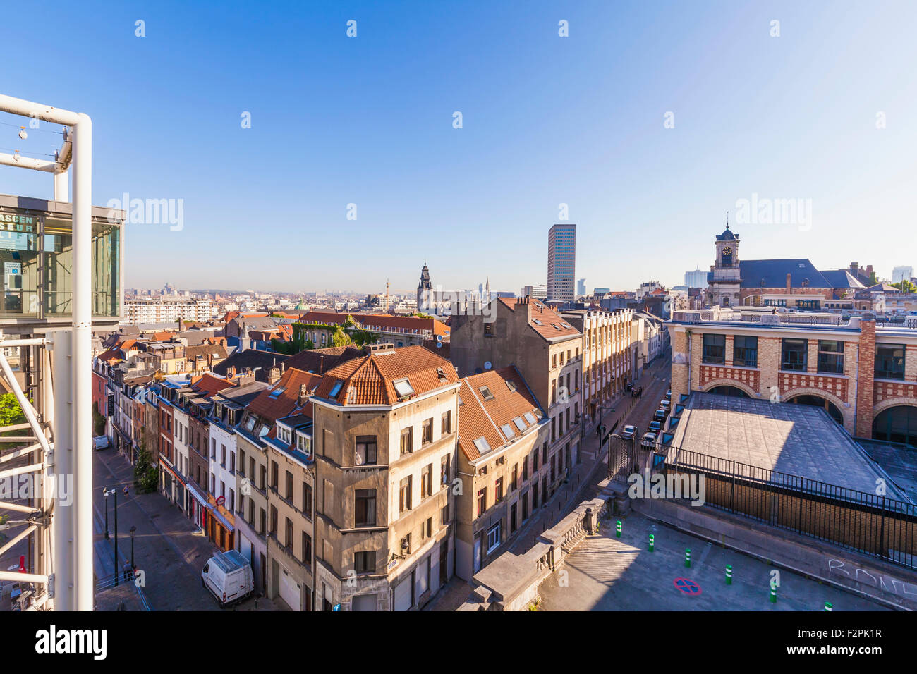 Belgien, Brüssel, Bezirk Marolles und Stadt Stadtzentrum Stockfoto