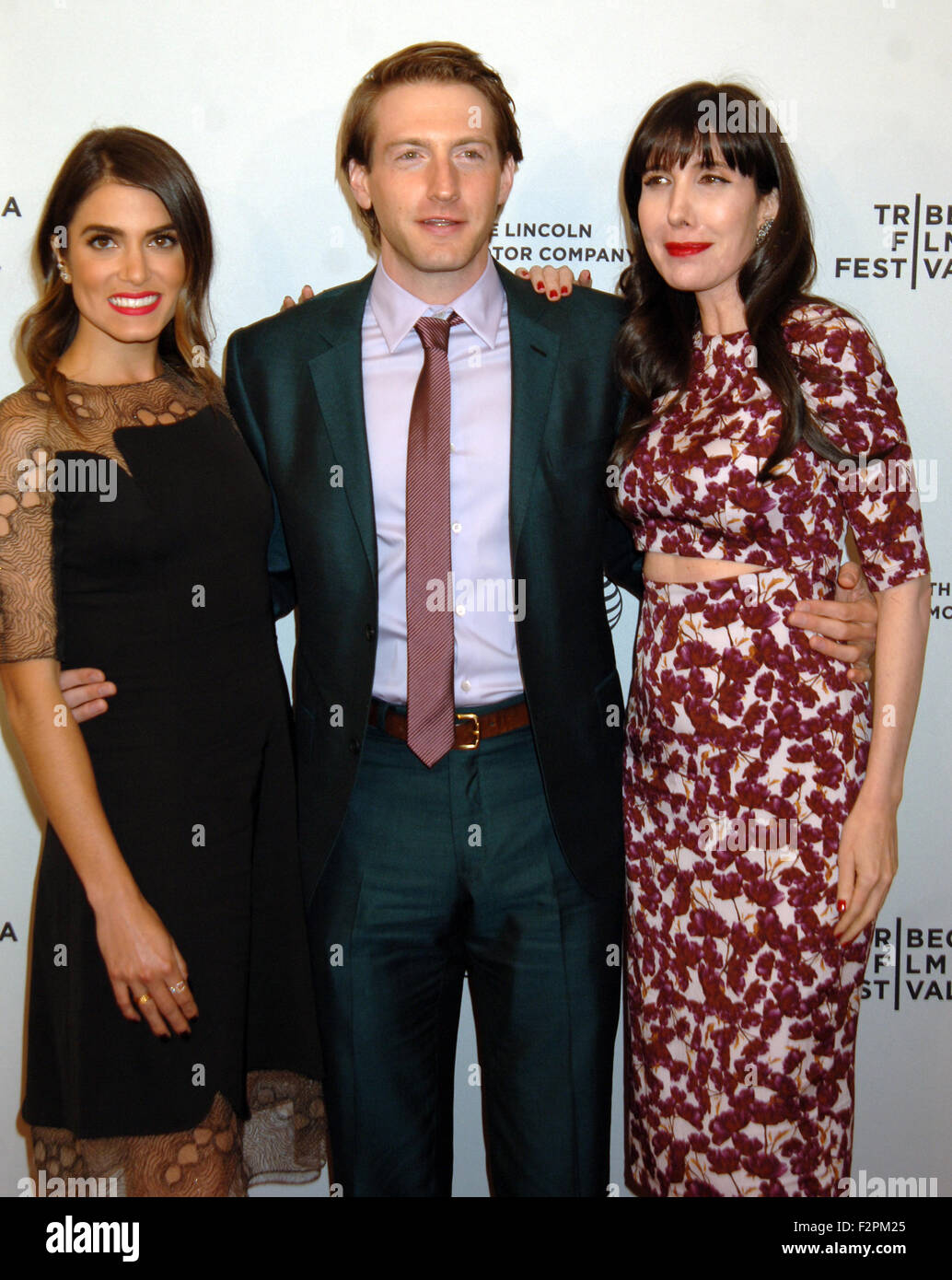 Elliot Reed Partner New York, USA. 240414. Nikki Reed, Elliot Fran Kranz & Director Gillian ...