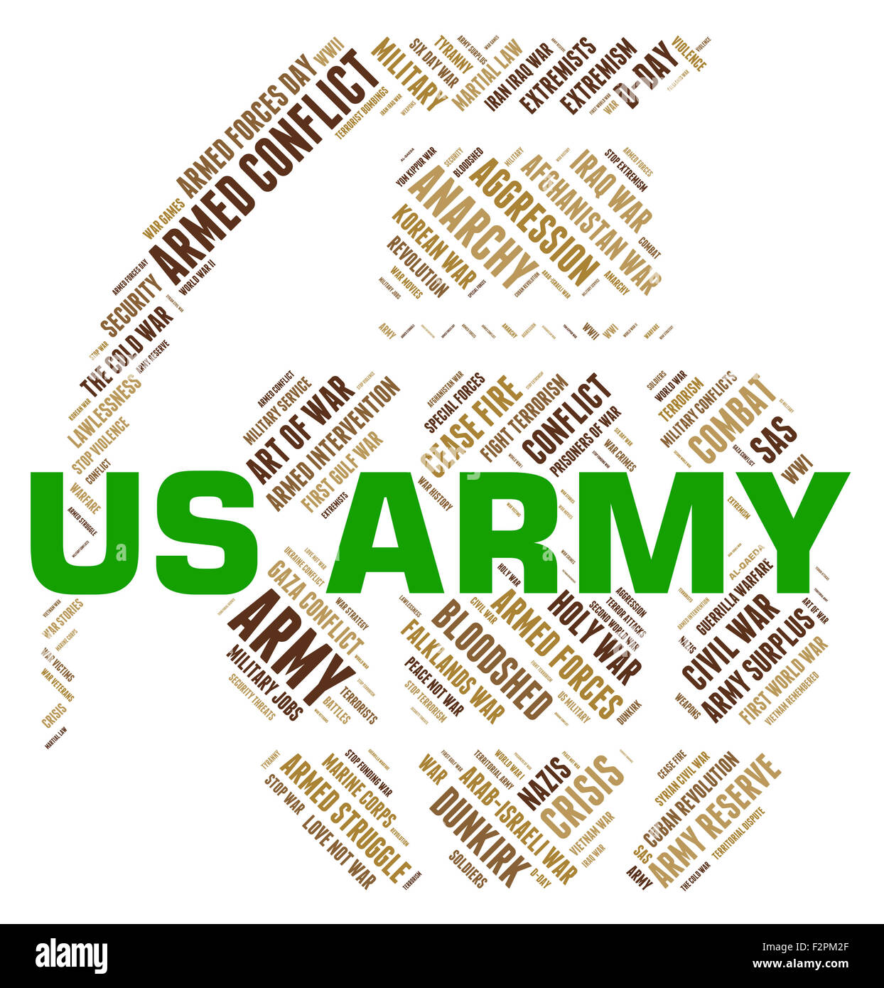 Uns Armee aus den Vereinigten Staaten und den Vereinigten Staaten Stockfoto