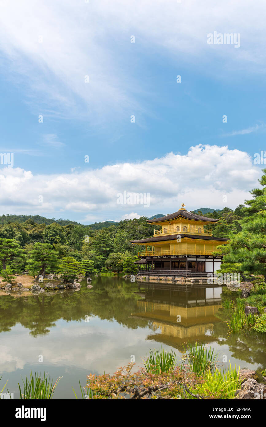 Goldener Pavillon Kinkakuji Tempel, Kyoto, Japan Stockfoto