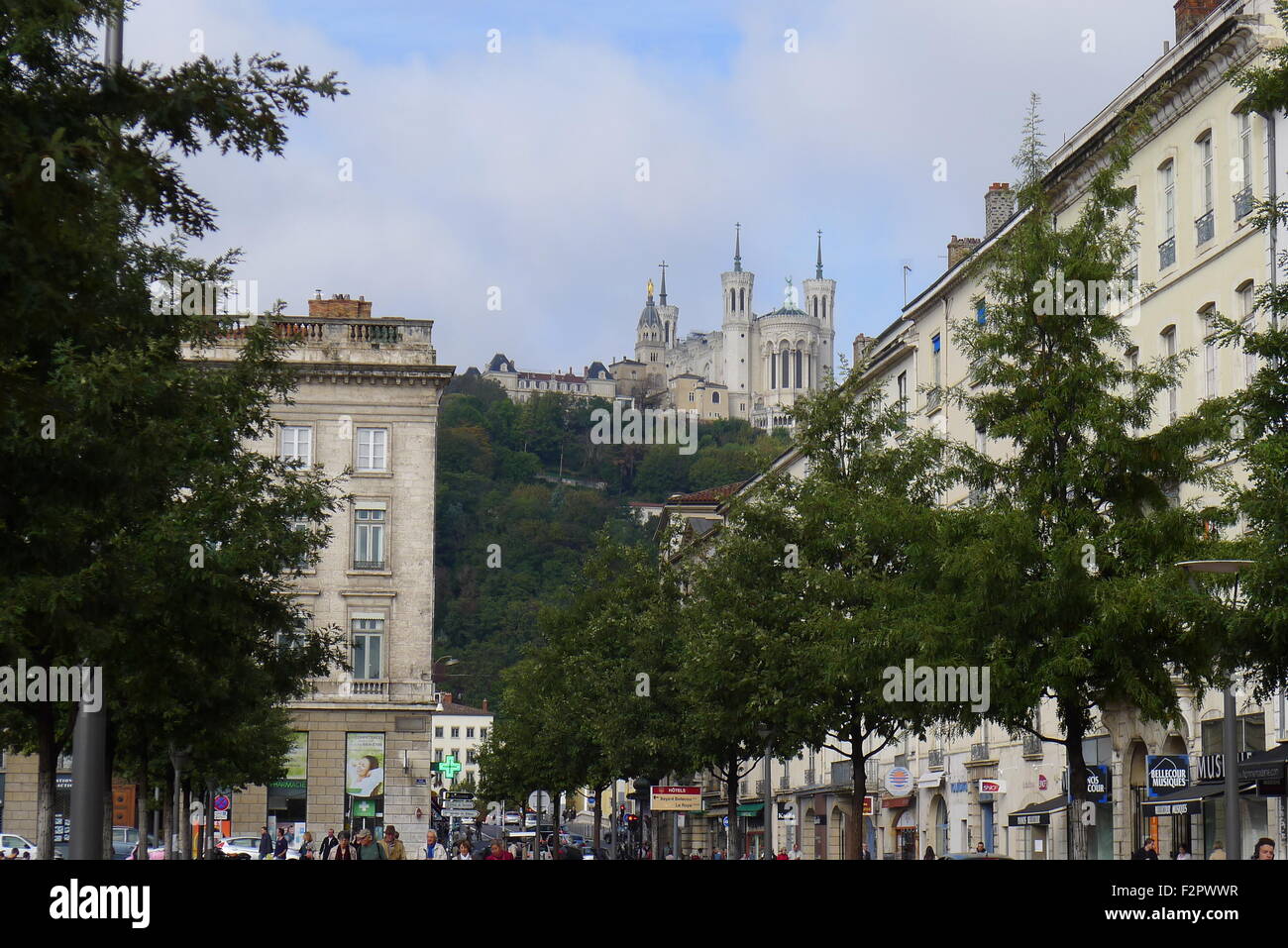 Rue Colonel Chambonnet, Lyon, Frankreich Stockfoto