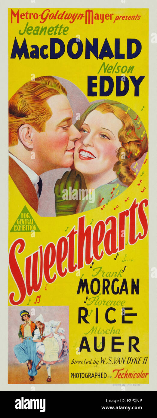 Sweethearts (1938) - Film-Poster Stockfoto