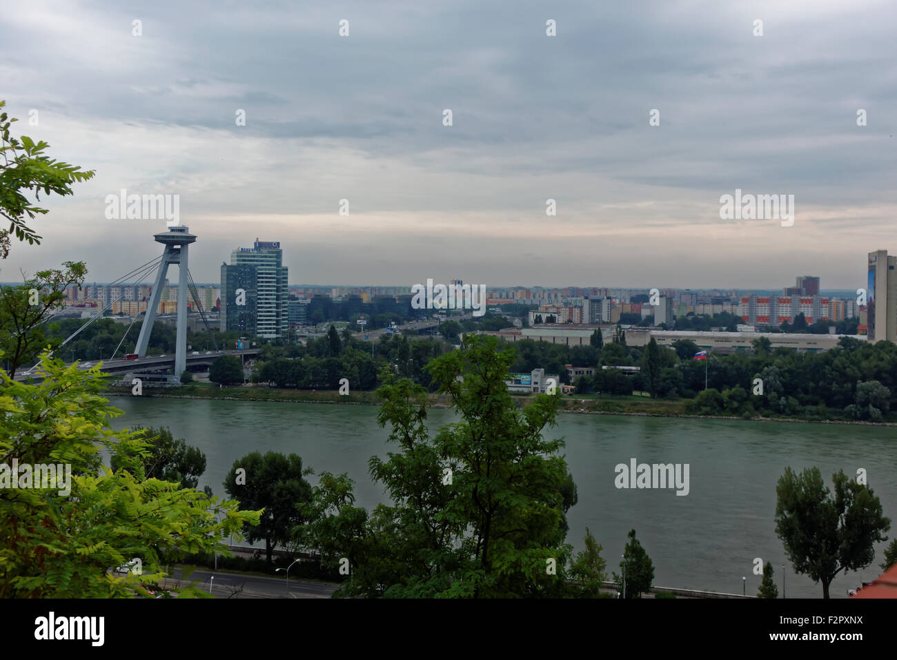 Stadtbild Bratislava Stockfoto