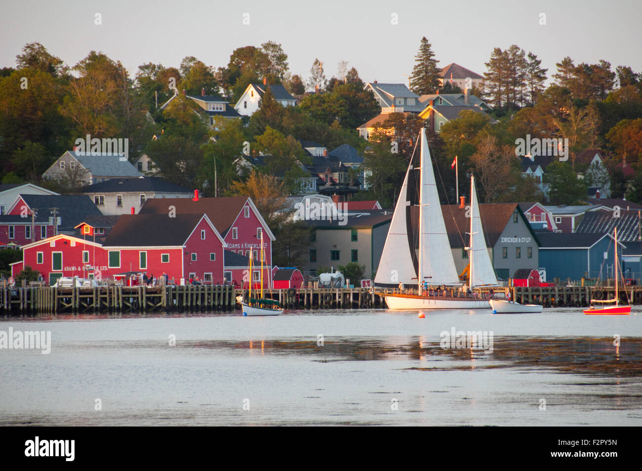 Lunenburg Nova Scotia Stockfoto