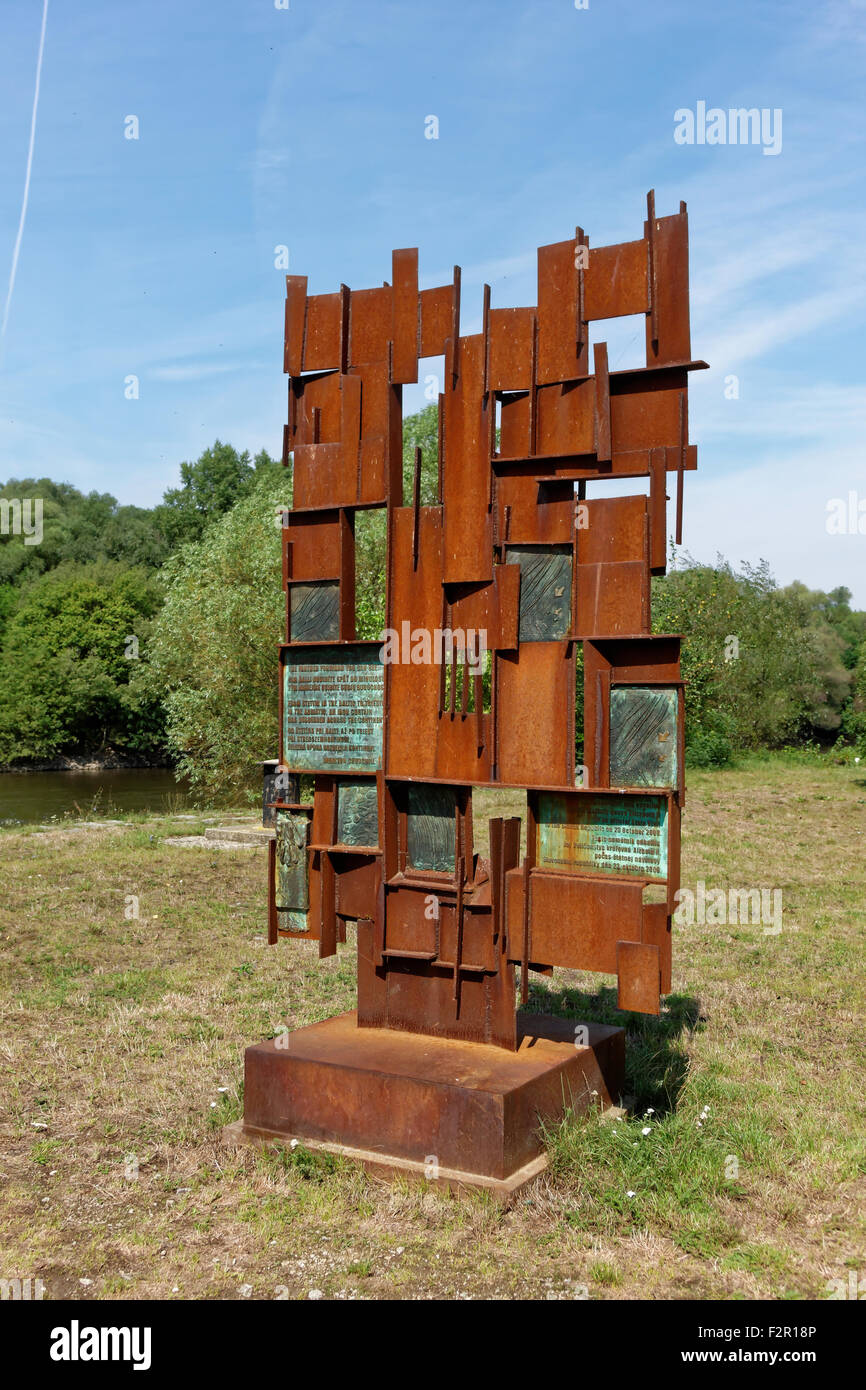 Eisernen Vorhangs Memorial Stockfoto