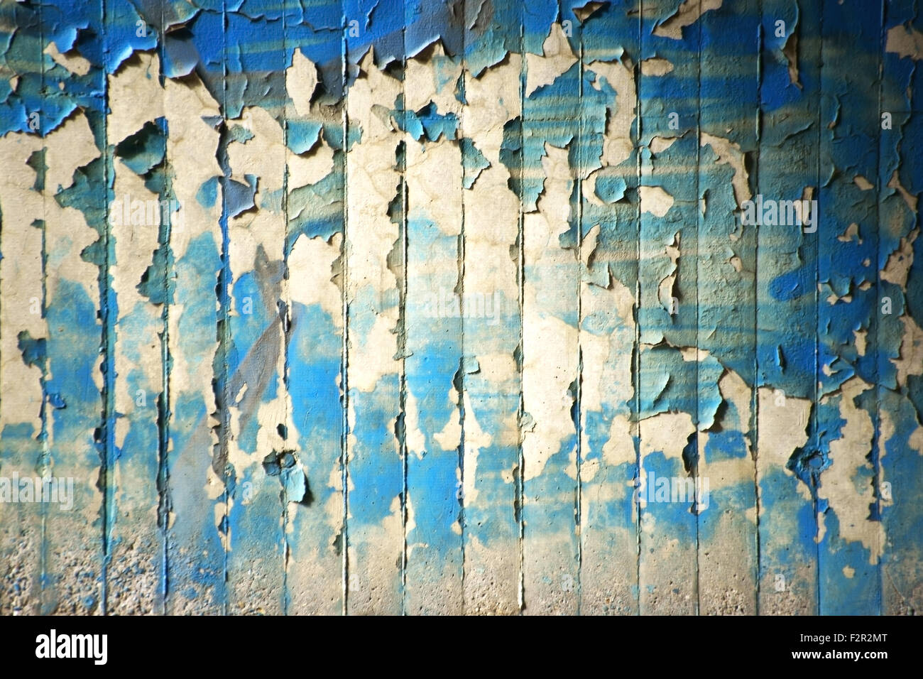 Abblättern der Farbe Stockfoto