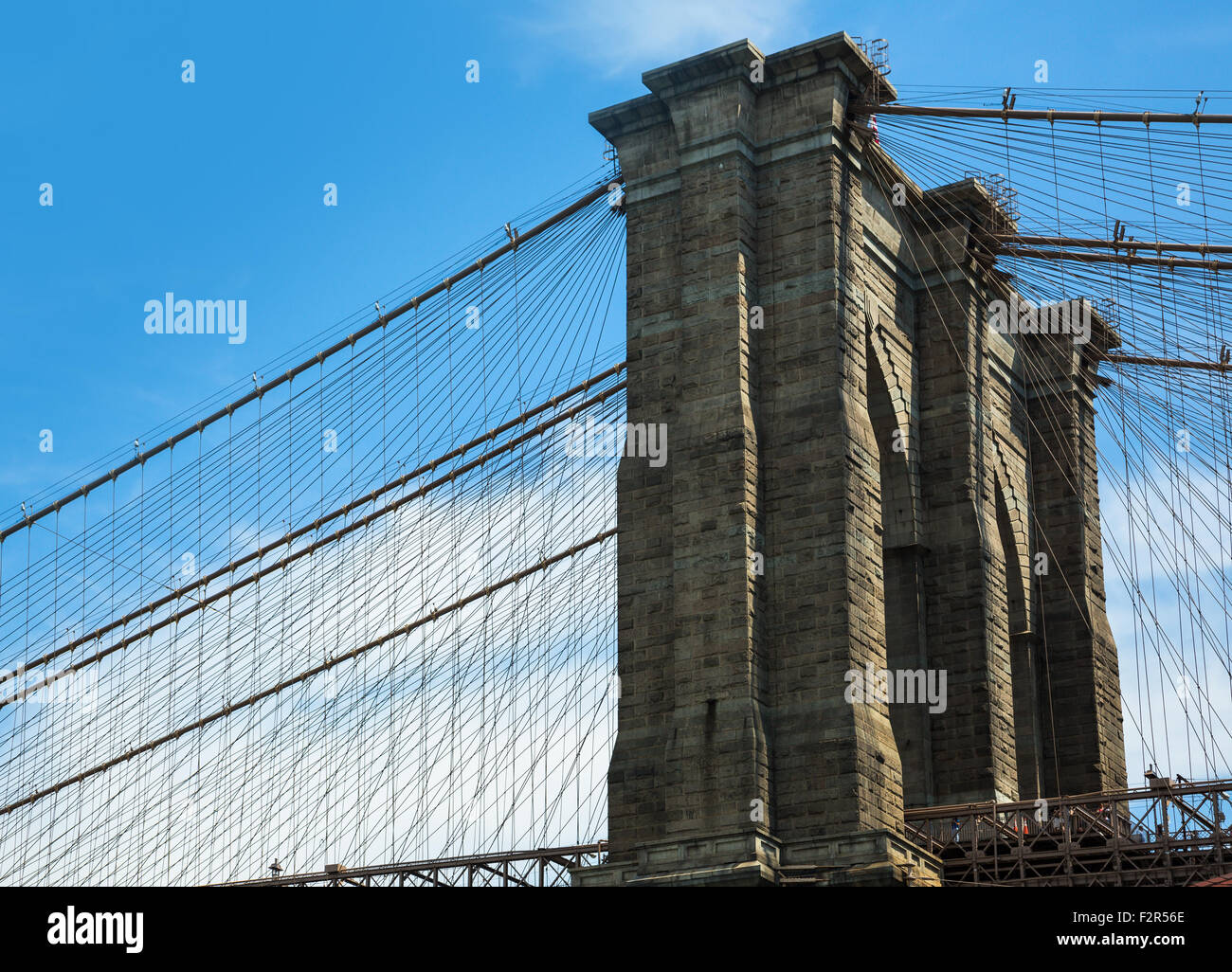 Brooklynbrücke in Manhattan, New Yrok City Stockfoto