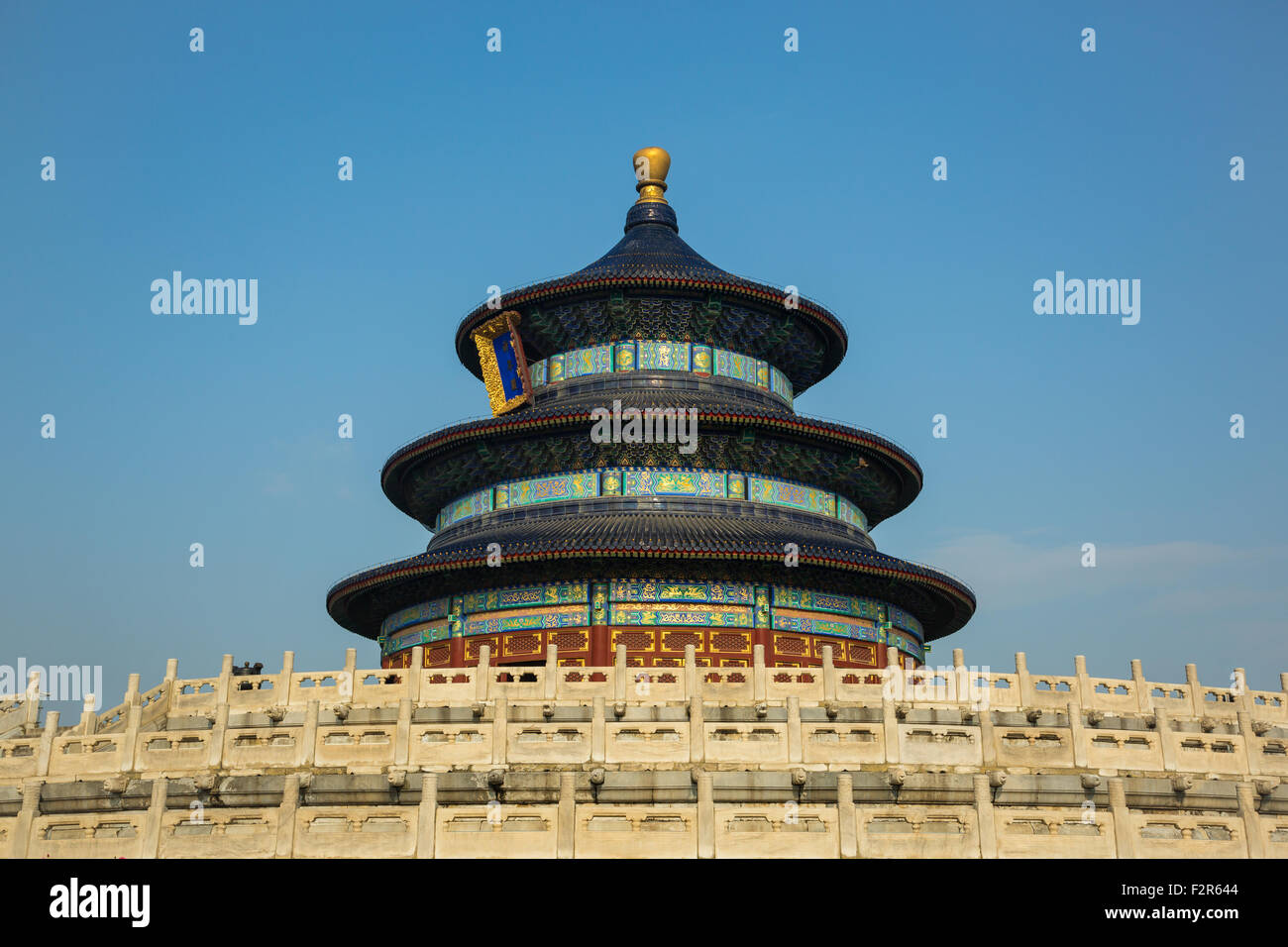 Wahrzeichen von Beijing China, Tempel des Himmels Stockfoto