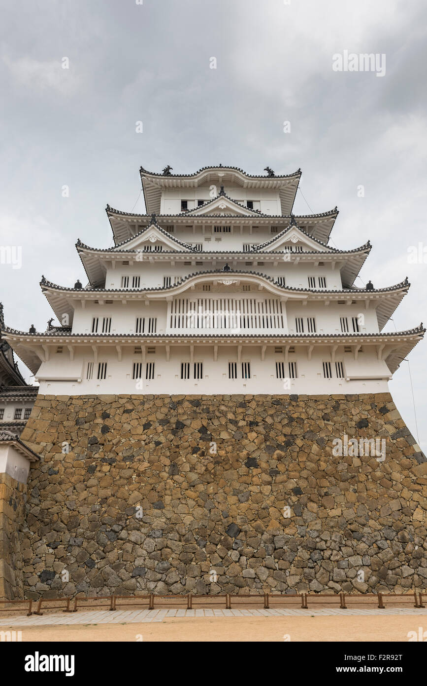 Himeji Castle, eine der Japans UNESCO-Welterbestätten Stockfoto
