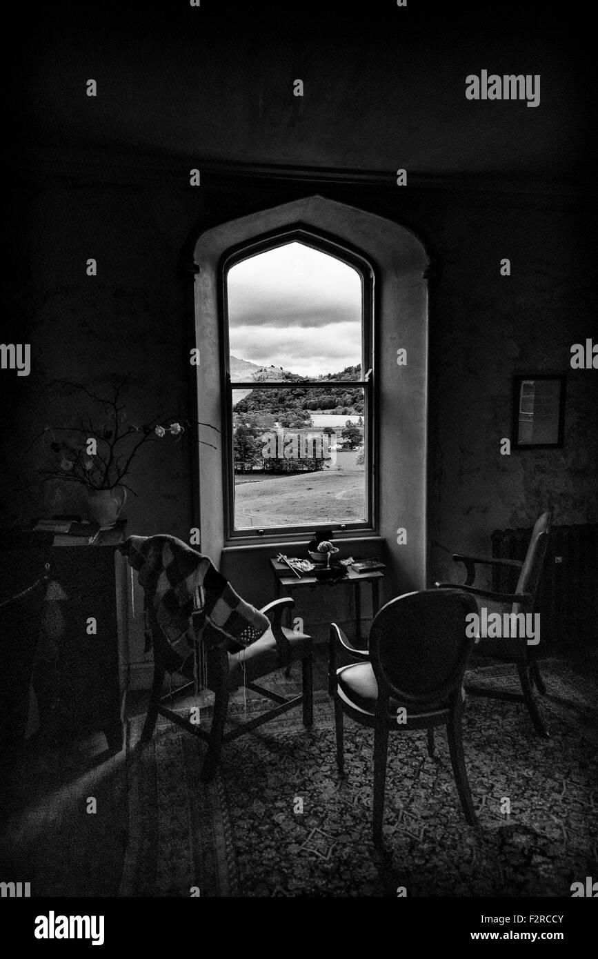 Zimmer mit Aussicht von Grasmere Stockfoto