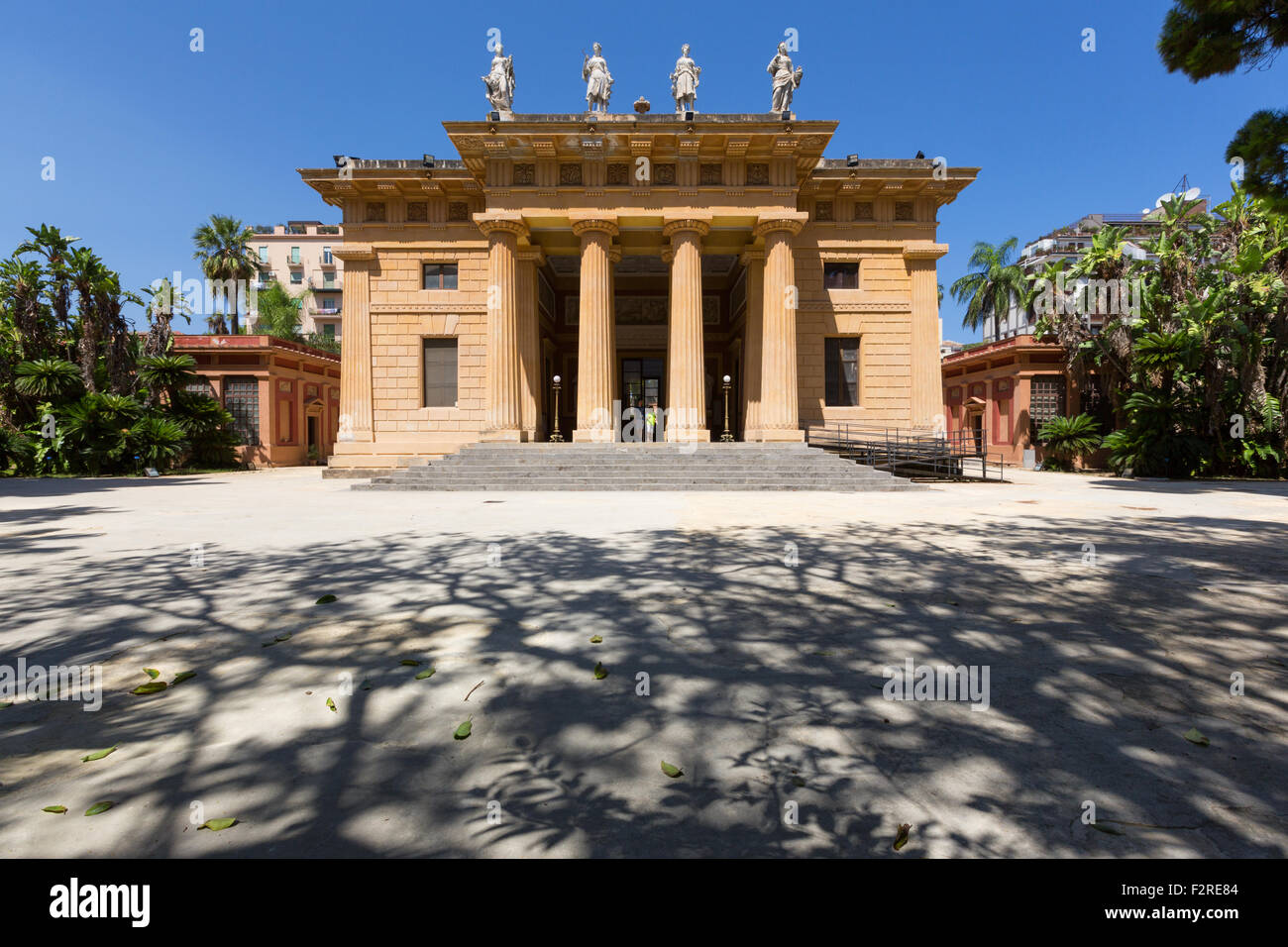 Palermo (Italien) - Botanischer Garten; das Gymnasium Stockfoto
