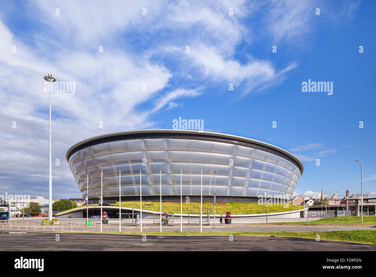 Die SSE Hydro Arena, ein 13.000 Sitz Spielstätte befindet sich neben der Scottish Exhibition and Conference Centre in Glasgow Stockfoto