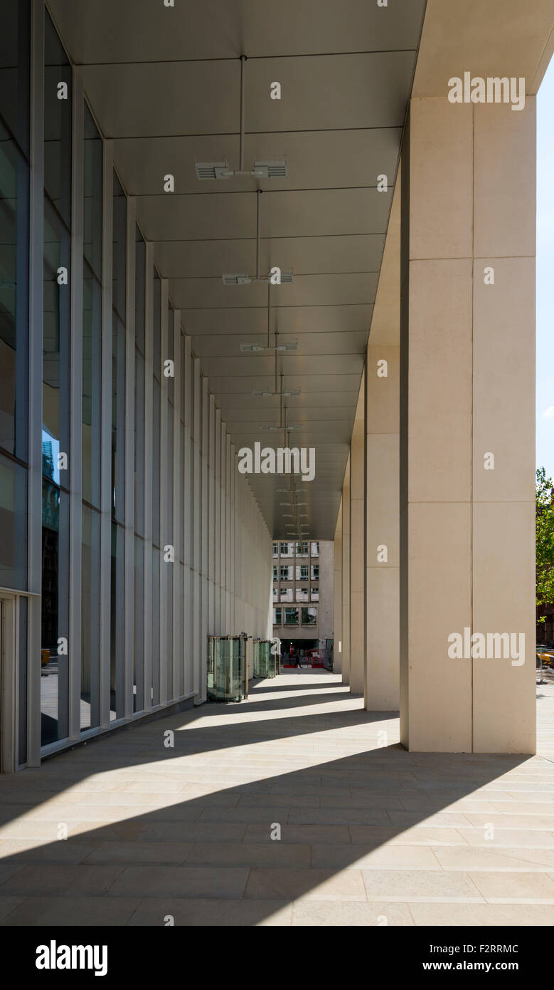 Nr. 1 der Petersplatz bauen (Glenn Howells Architects, 2014).  St.-Petri Platz, Manchester, England, UK Stockfoto