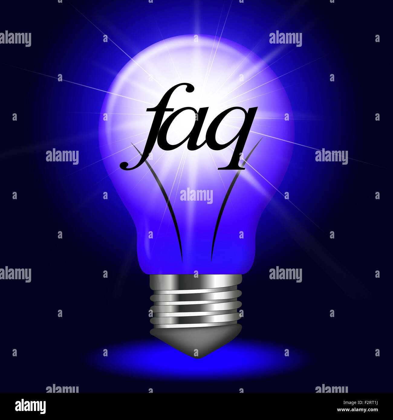 Fragen Faq bedeutet häufig gestellte Fragen Fragen und Fragen Stockfoto