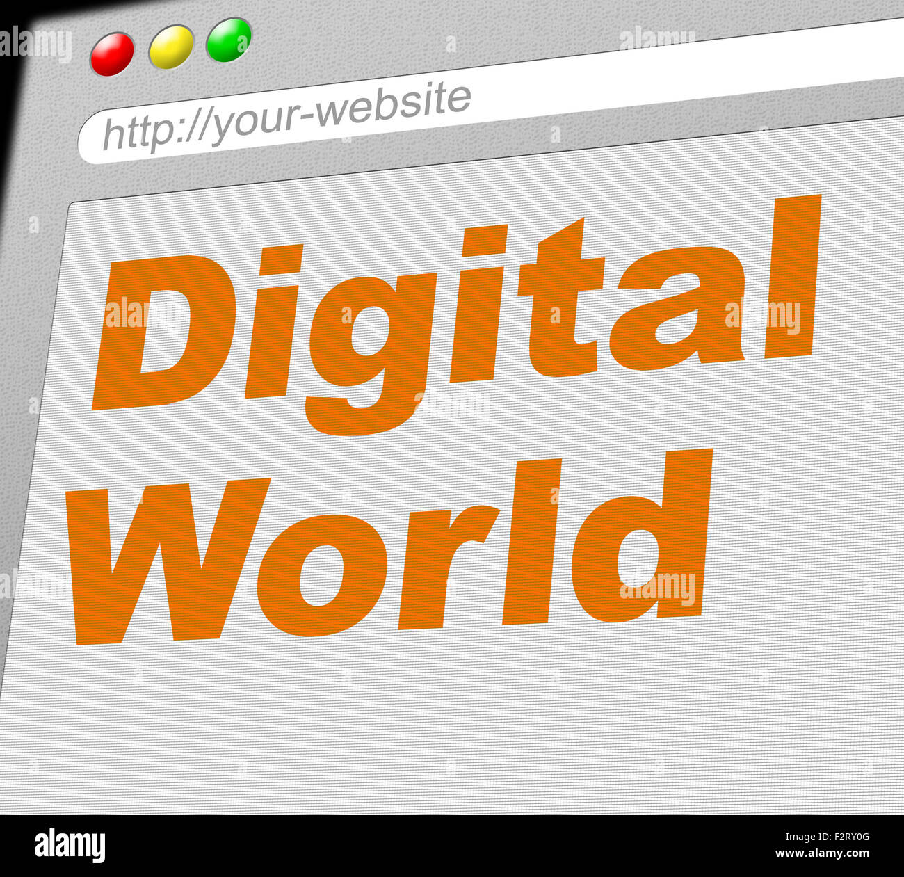 Digitalen Welt Angabe High Tec und Globus Stockfoto