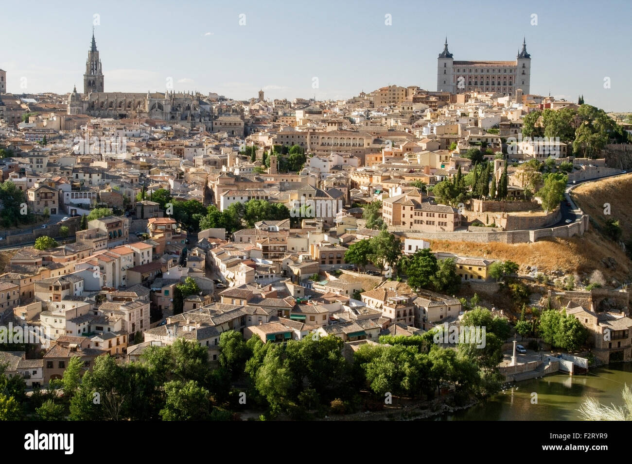 Eine Ansicht von Toledo, in der Nähe von Madrid, Spanien Stockfoto