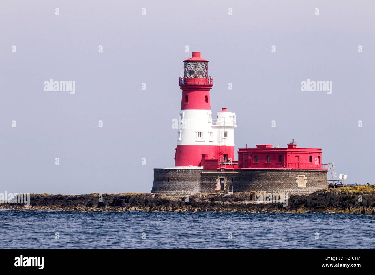 Longstone Leuchtturm, Farne Inseln, Northumberland, England, Vereinigtes Königreich Stockfoto