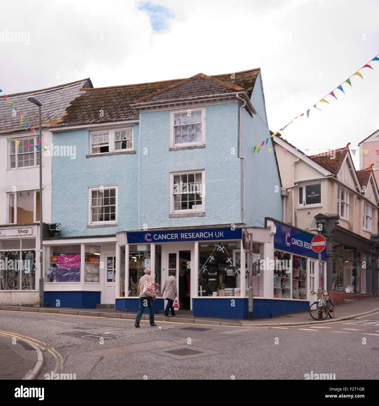 Cancer Research UK Charity Shop Falmouth Cornwall England UK Stockfoto