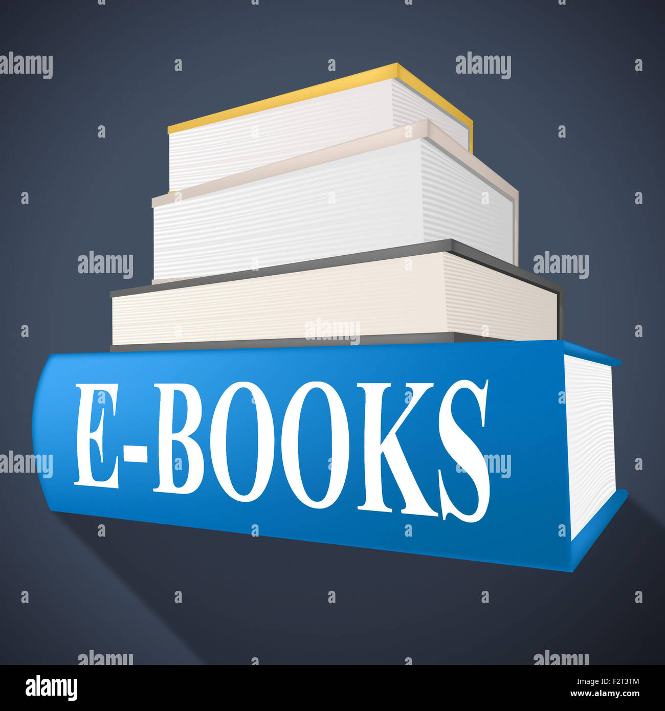E-Books heißt World Wide Web und Website Stockfoto