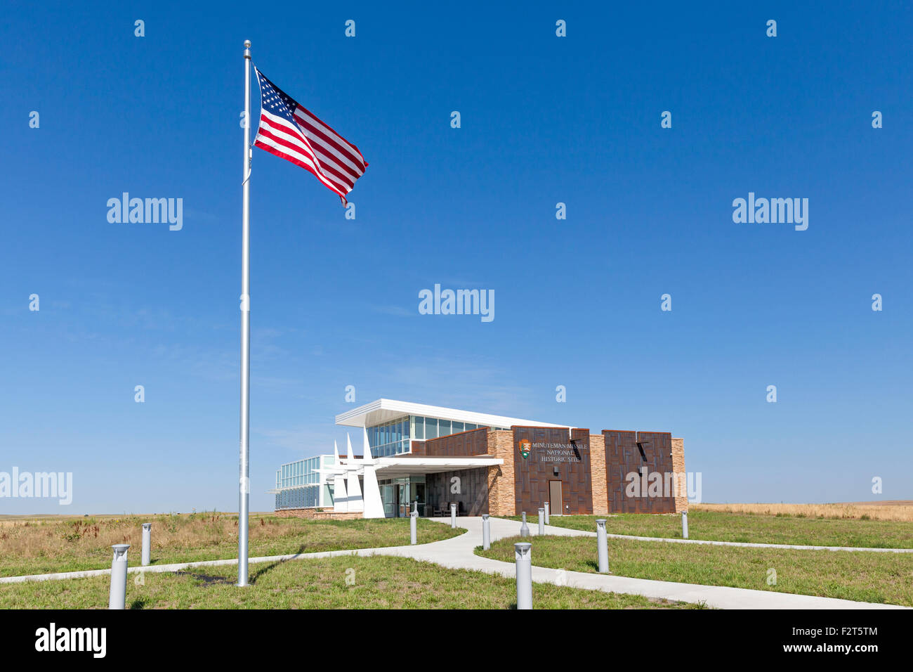 Minuteman Atomrakete National Historic Site South Dakota Stockfoto