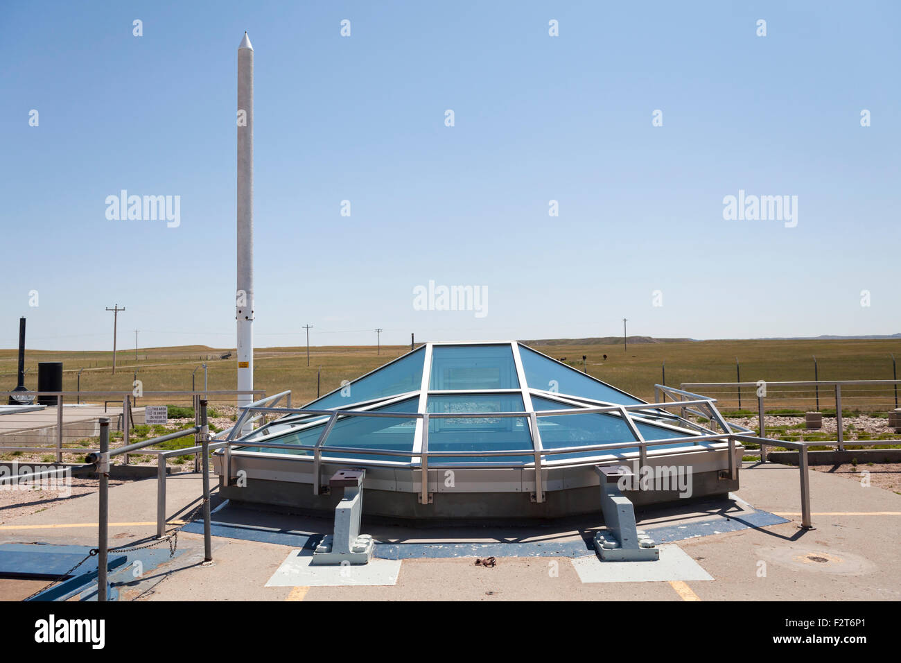 Minuteman Atomrakete National Historic Site South Dakota Stockfoto