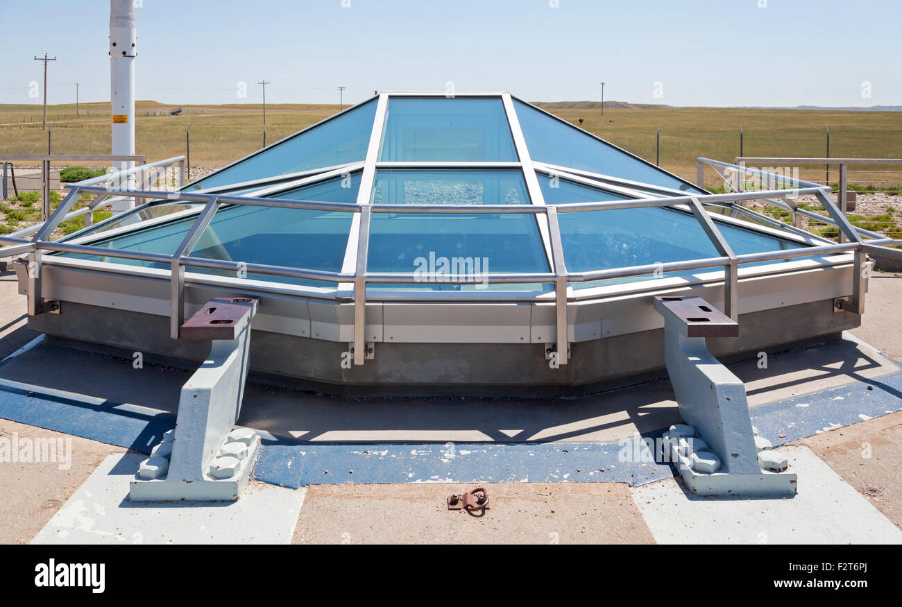 Minuteman Atomrakete National Historic Site South Dakota Stockfoto