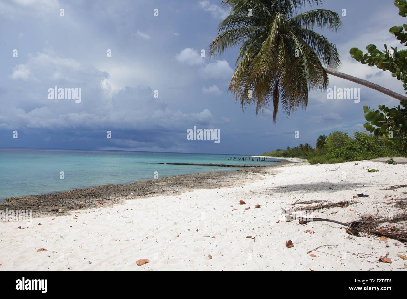 Strand, Maria La Gorda, Kuba Stockfoto