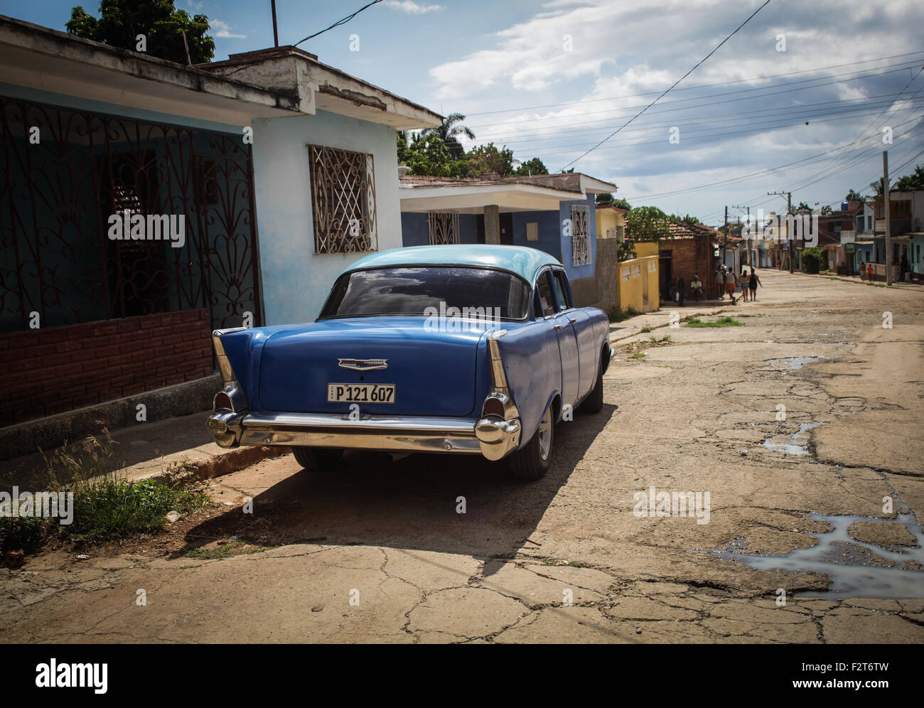 Oldtimer, Trinidad, Kuba Stockfoto