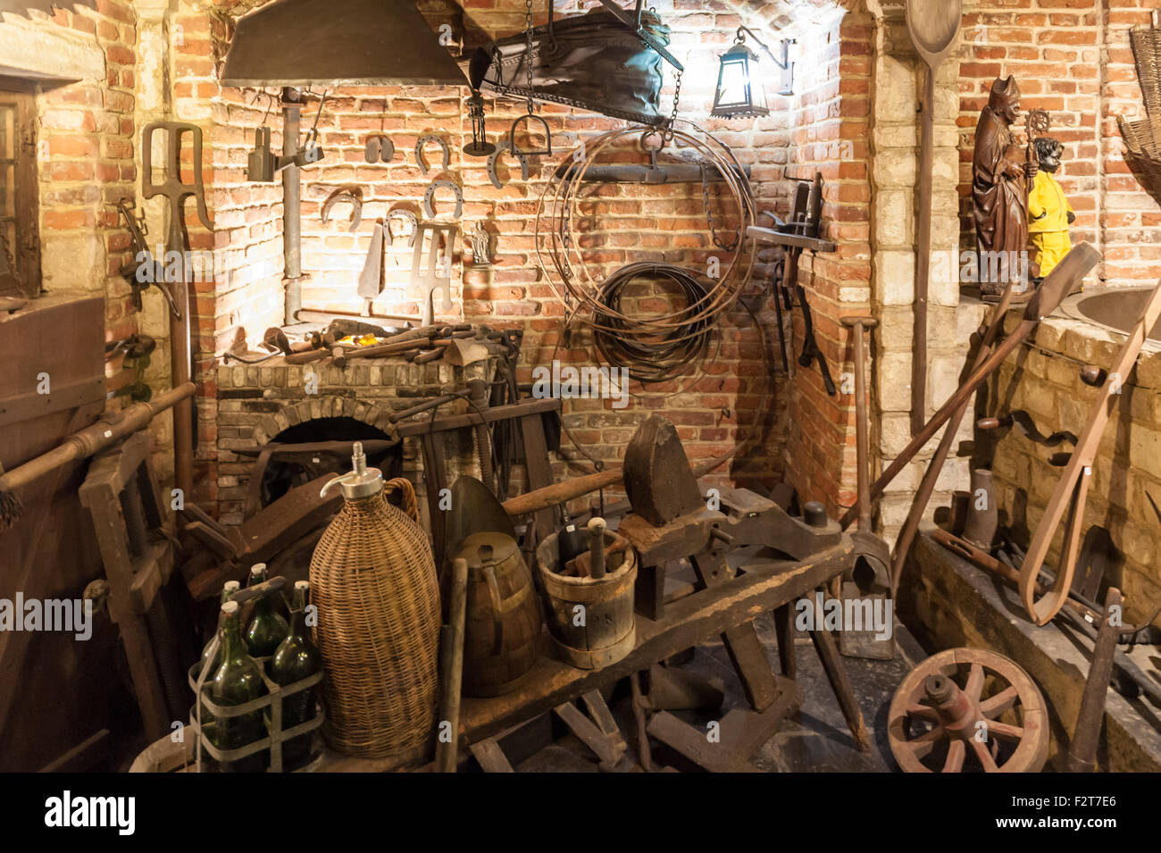 Belgien, Brüssel, belgische Brauereien museum Stockfoto