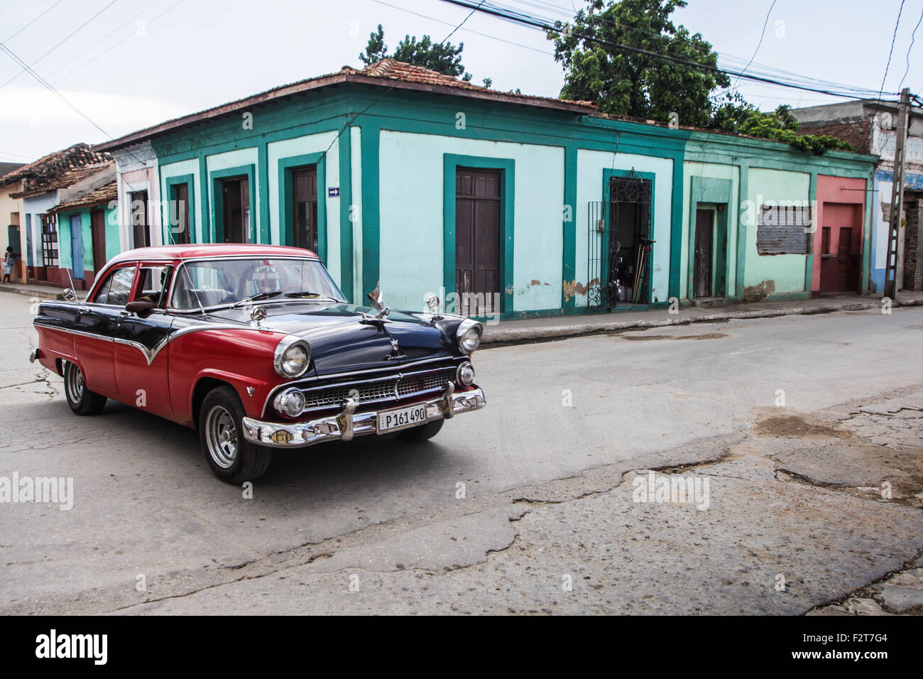Oldtimer, Trinidad, Kuba Stockfoto