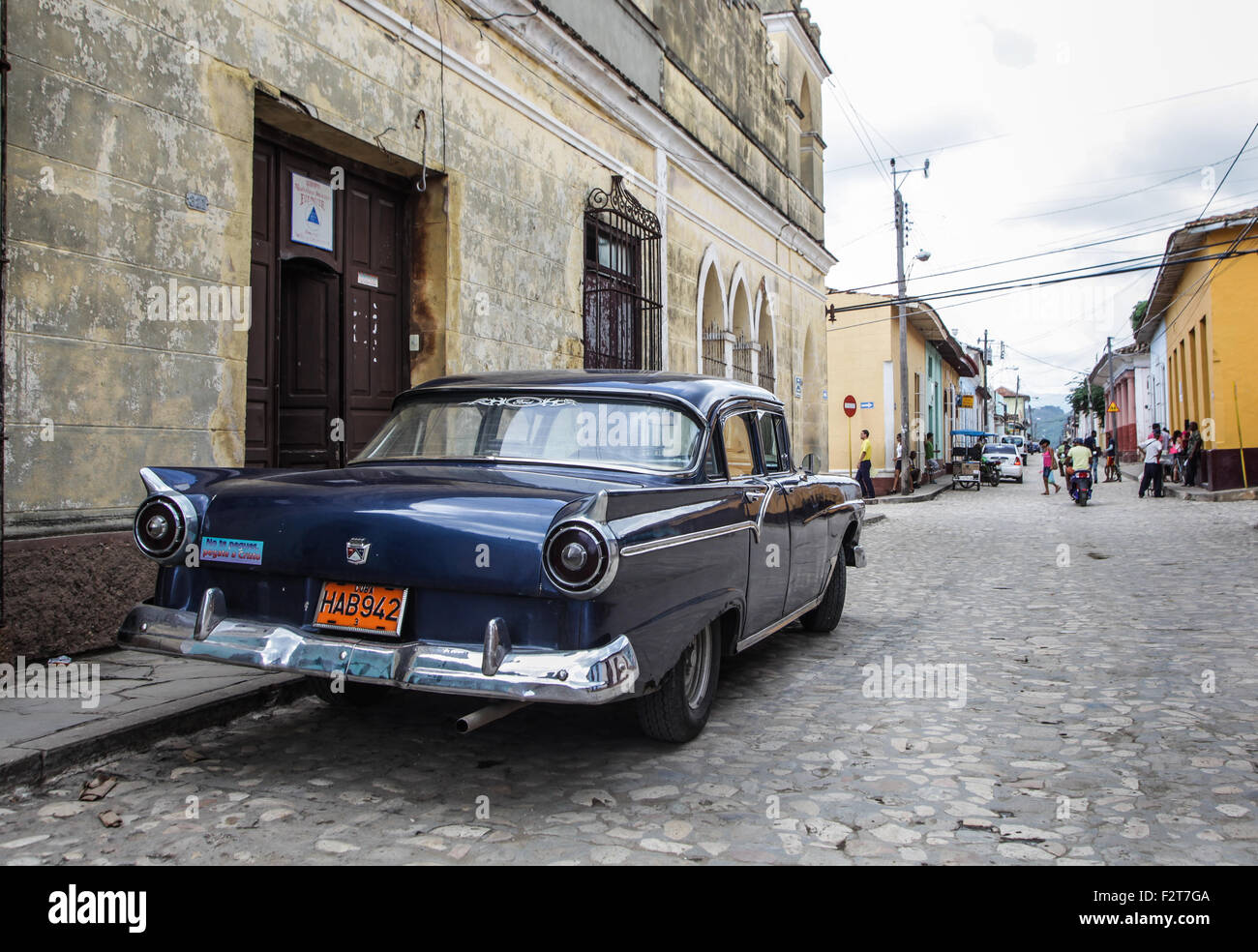 Oldtimer Trinidad, Kuba Stockfoto