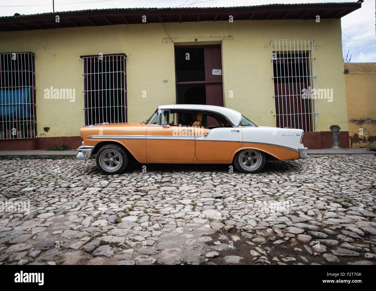 Oldtimer, alte Gebäude, Trinidad, Kuba Stockfoto