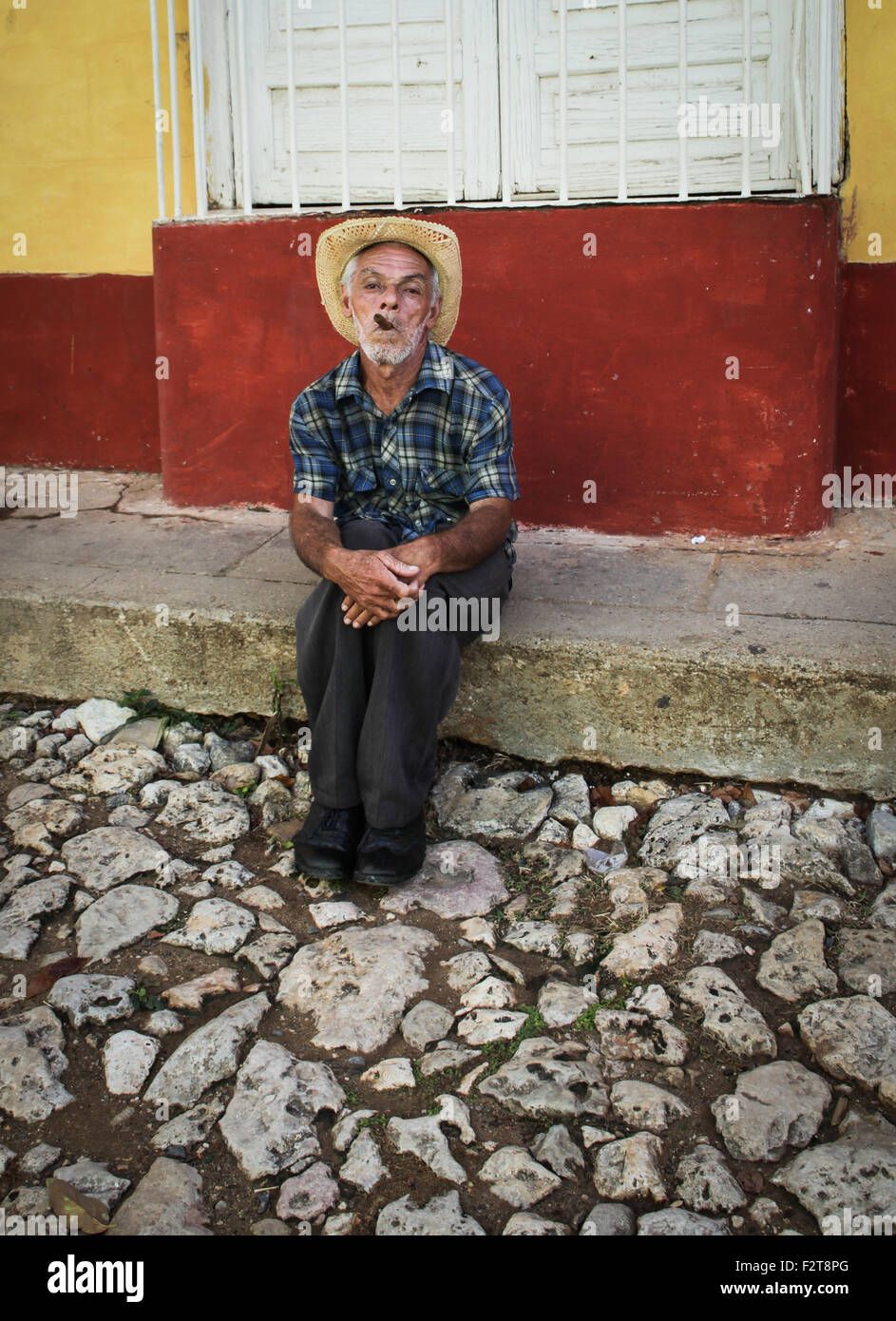 Zigarre Mann, Kuba Stockfoto